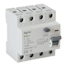 4x25A 30mA Kaçak Akım Koruma Şalteri (AC Tipi) ; 6kA - 1