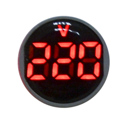 Ledli Voltmetre Göstergeli Sinyal Lambaları; Renk: Kırmızı - 1